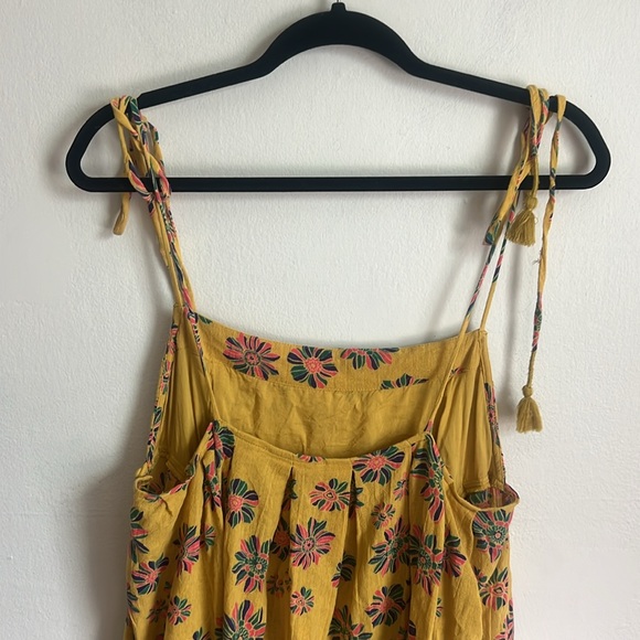 Free People Indigo Molly Tunic Top in Gilded Combo - Picture 5 of 6